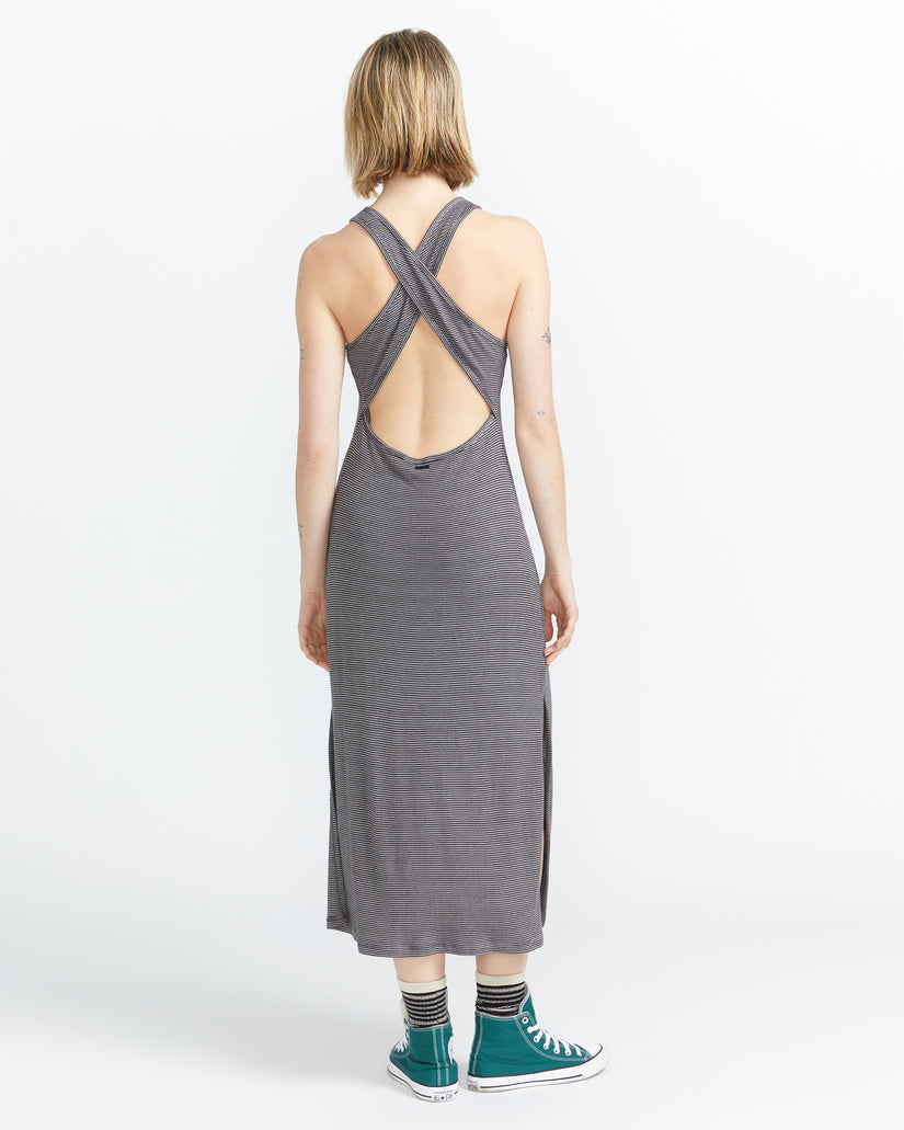 Volcom Fleurmaid Maxi Dress  BLK M