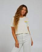 Salty Crew Sun Days Crop Tee  OFFW L