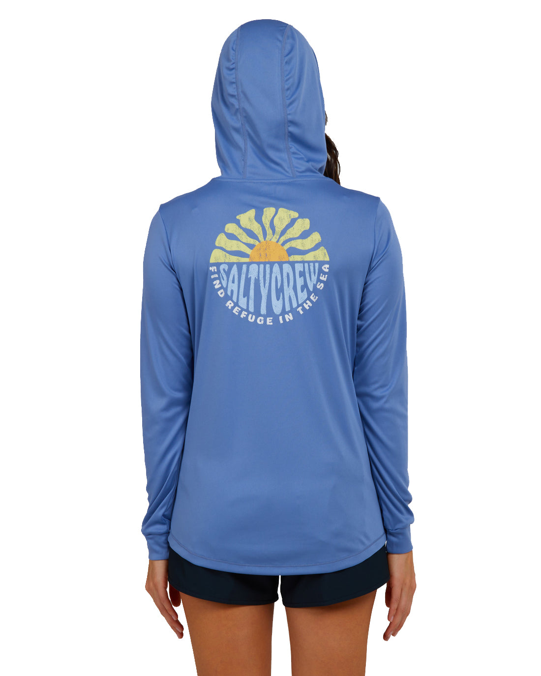 Salty Crew Sun Days Hooded Sun Shirt  BLUDUSK XS