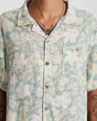 The Critical Slide Society Astro Resort Shirt ECRU M