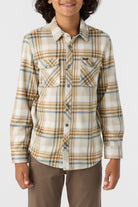 O'neill Boys Plaid Superfleece LS Shirt KHA3 XL