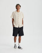 The Critical Slide Society Trader Knit Shirt ECRU M