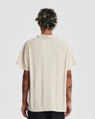 The Critical Slide Society Trader Knit Shirt ECRU L