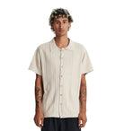 The Critical Slide Society Trader Knit Shirt ECRU M