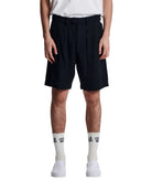 The Critical Slide Society Harro Linen Short BLACK 28