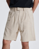 The Critical Slide Society Harro Linen Short ECRU 36