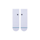 Stance Icon Quarter Mens Socks White M