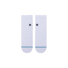 Stance Icon Quarter Mens Socks White M