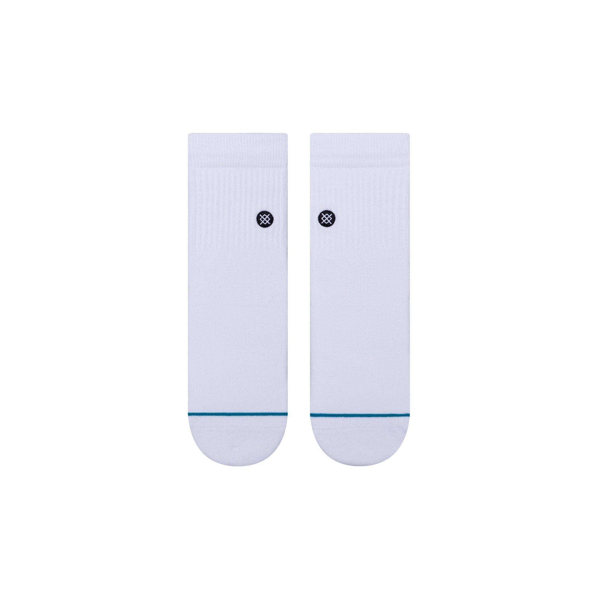 Stance Icon Quarter Mens Socks White M