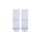 Stance Icon Quarter Mens Socks White M