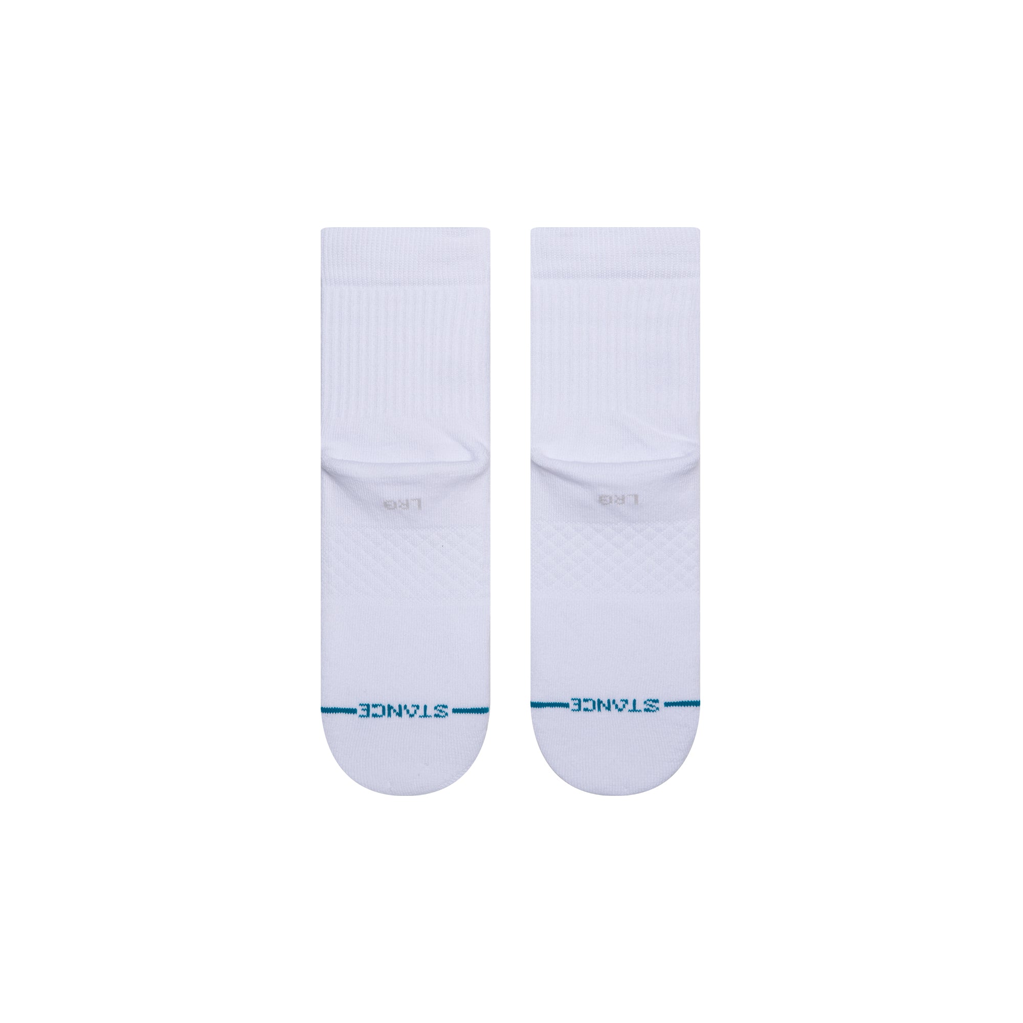 Stance Icon Quarter Mens Socks White M