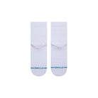 Stance Icon Quarter Mens Socks White M
