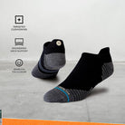 Stance Versa Tab 3 Pack Sock BLK S
