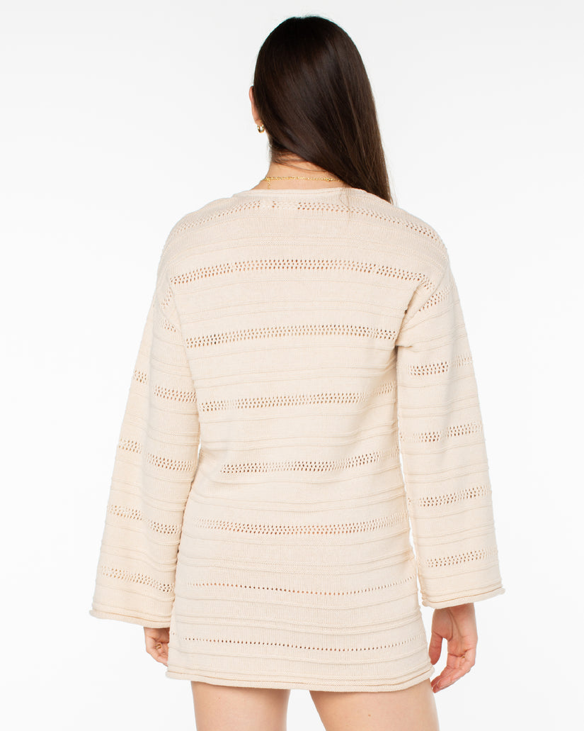 Roxy Bondi Sunset LS Sweater Dress TEC0 L