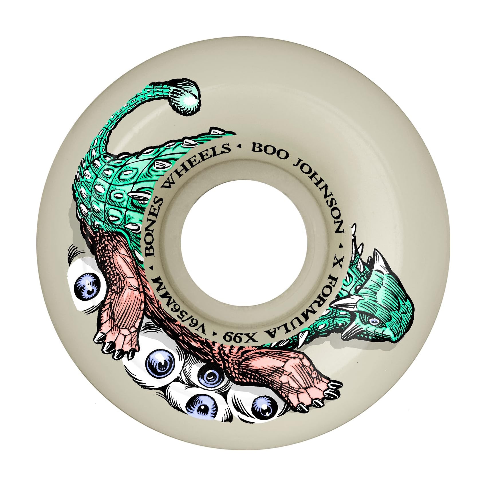 Bones Wheels X-Formula Dino-Sortas 99A Skateboard Wheels