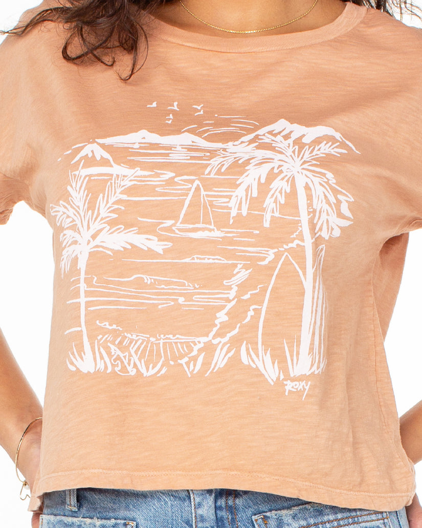 Roxy Beach Sketch SS Tee CLB0 S