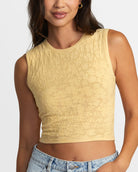 RVCA SHIVER SWEATER TANK YGD0 M/10