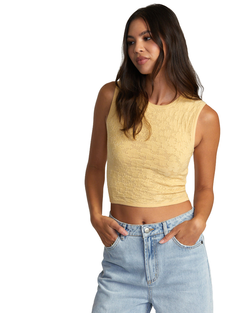 RVCA SHIVER SWEATER TANK YGD0 XS/6