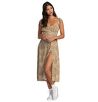 RVCA AVA MIDI DRESS