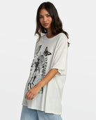 RVCA SKELETON TEE WPW-WHISPER WHITE L