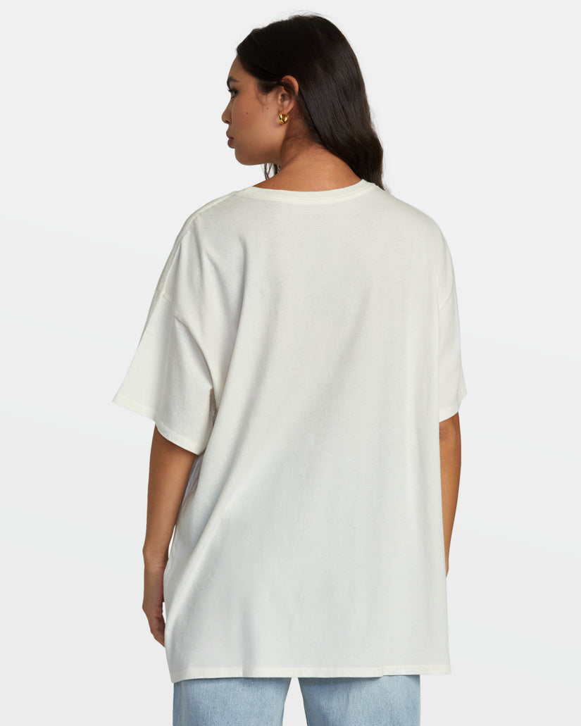 RVCA SKELETON TEE WPW-WHISPER WHITE L