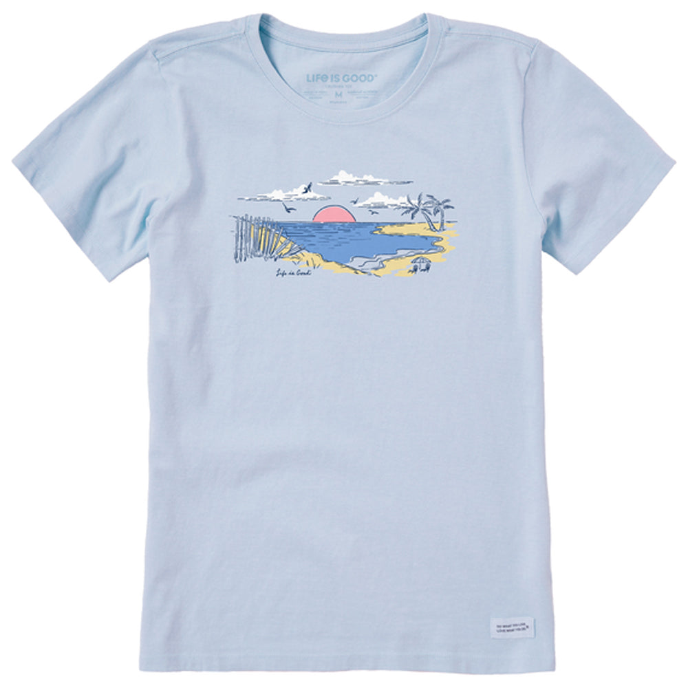 Life is Good Womens Crusher Fineline Secret Spot SS Tee