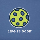 Life is Good Crusher LITE Inkbrush Pickleball SS Tee CoolBlu L