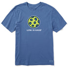 Life is Good Crusher LITE Inkbrush Pickleball SS Tee CoolBlu L