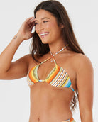 Roxy Mini Tiki Tri Bikini Top MUL S