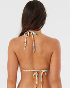 Roxy Mini Tiki Tri Bikini Top MUL S