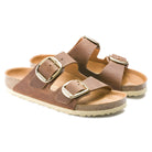 Birkenstock Arizona Big Buckle Womens Sandal Oiled Leather-Cognac 8