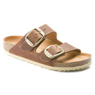 Birkenstock Arizona Big Buckle Womens Sandal Oiled Leather-Cognac 5