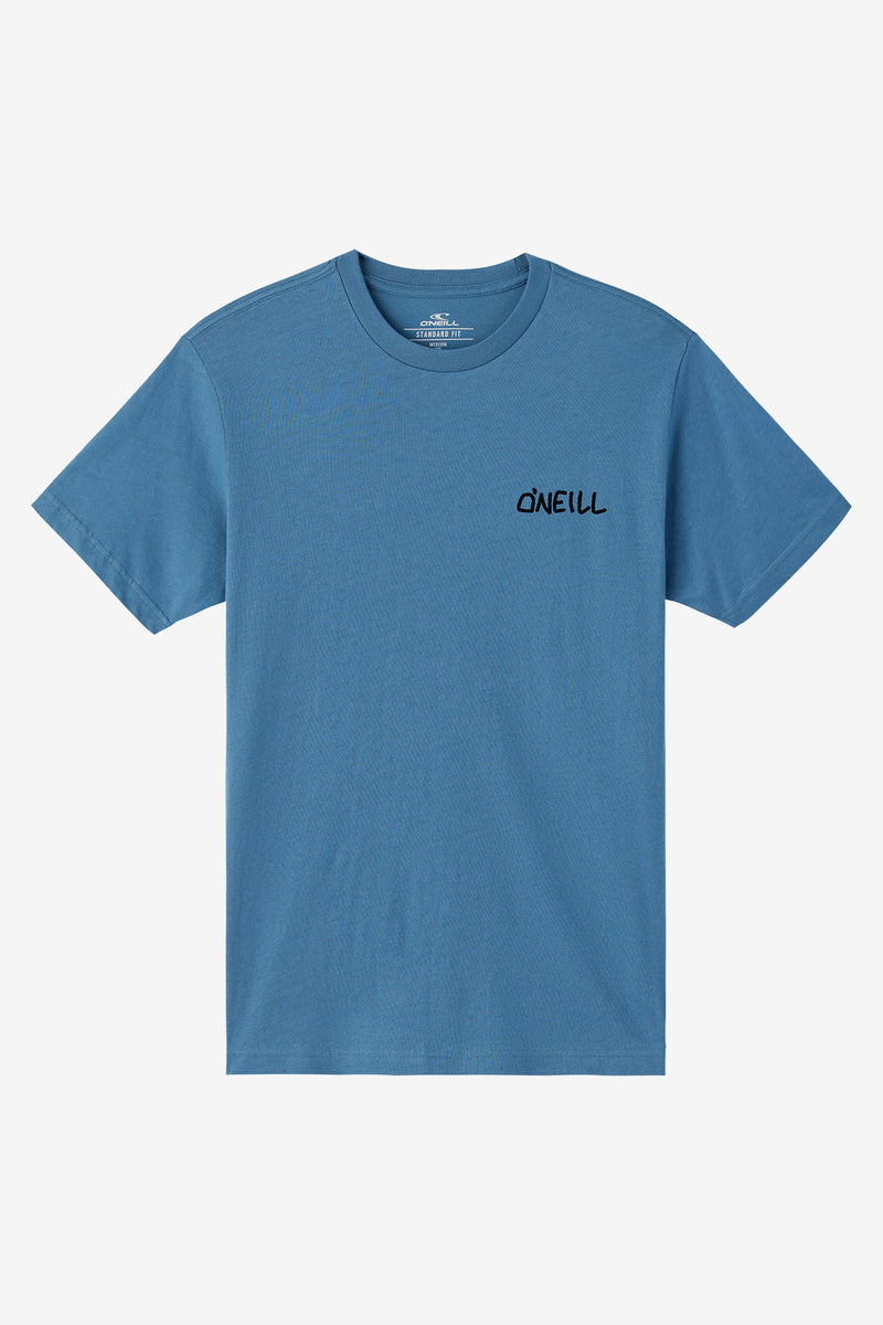 O'NEILL DAYS END STANDARD FIT TEE TEL-TEAL XL