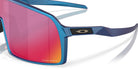 Oakley Sutro Sunglasses MatteCyan BlueColorishPrizmRoad Oversized