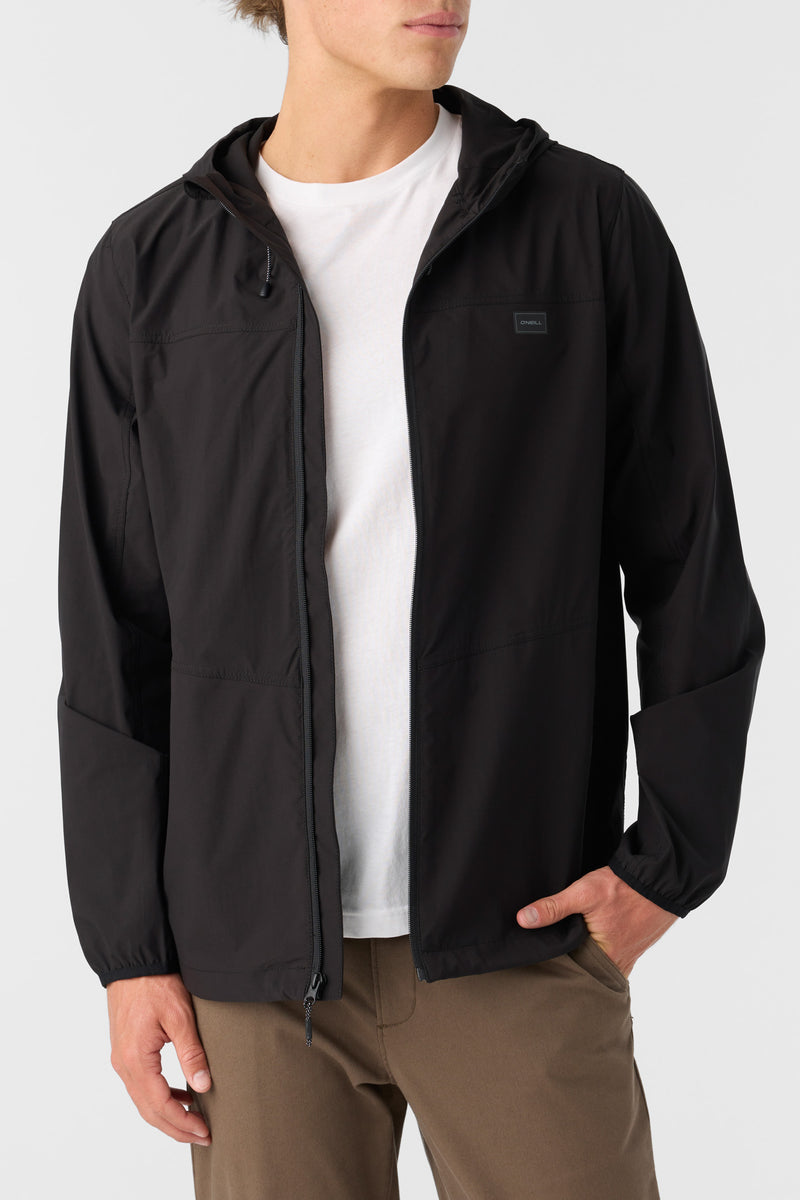 O'NEILL TRVLR WINDBREAKER STRETCH JACK BLK XL