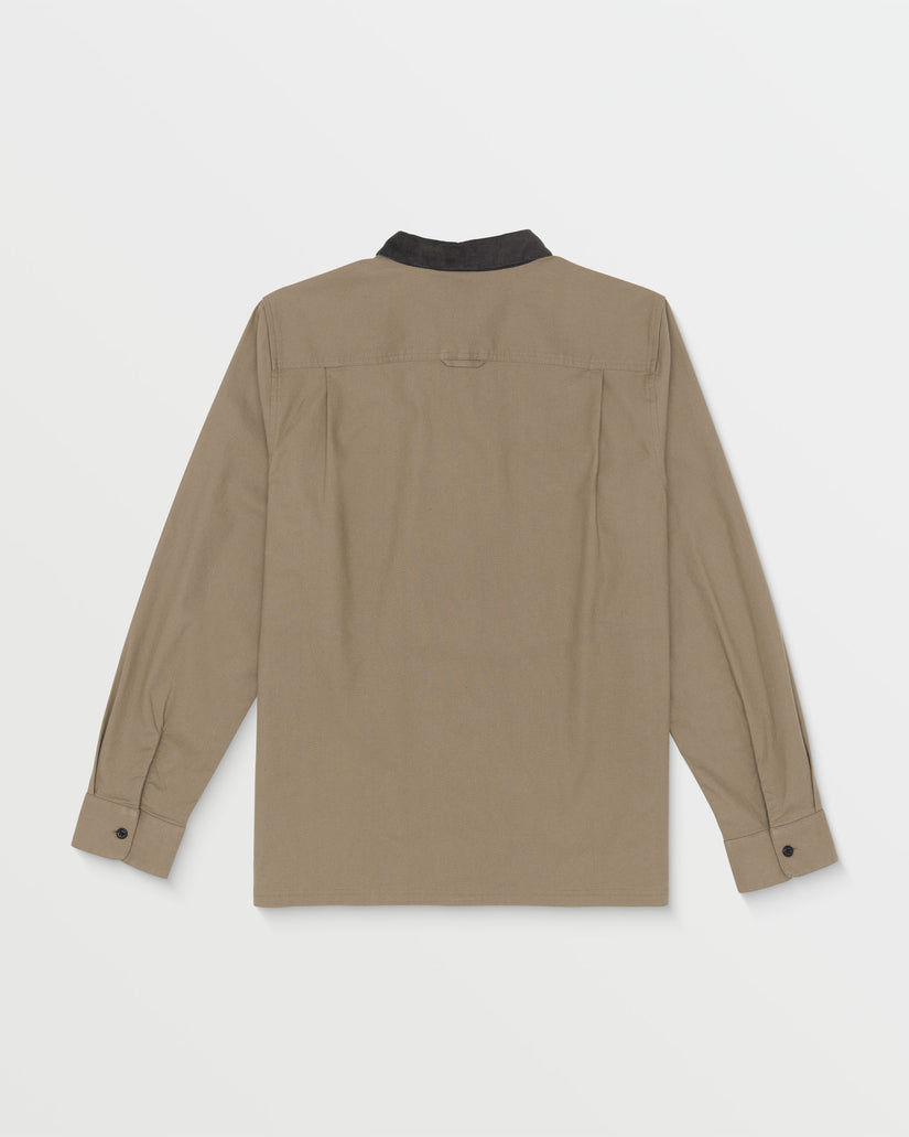 Volcom Debasser Long Sleeve Shirt TEK-Teak M