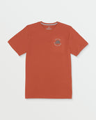 Volcom Shred Deck Short Sleeve Tee BRT-BURNT SIENNA L