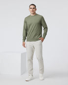 Vuori Ponto Performance Crew HMT-DarkMetalHeather S