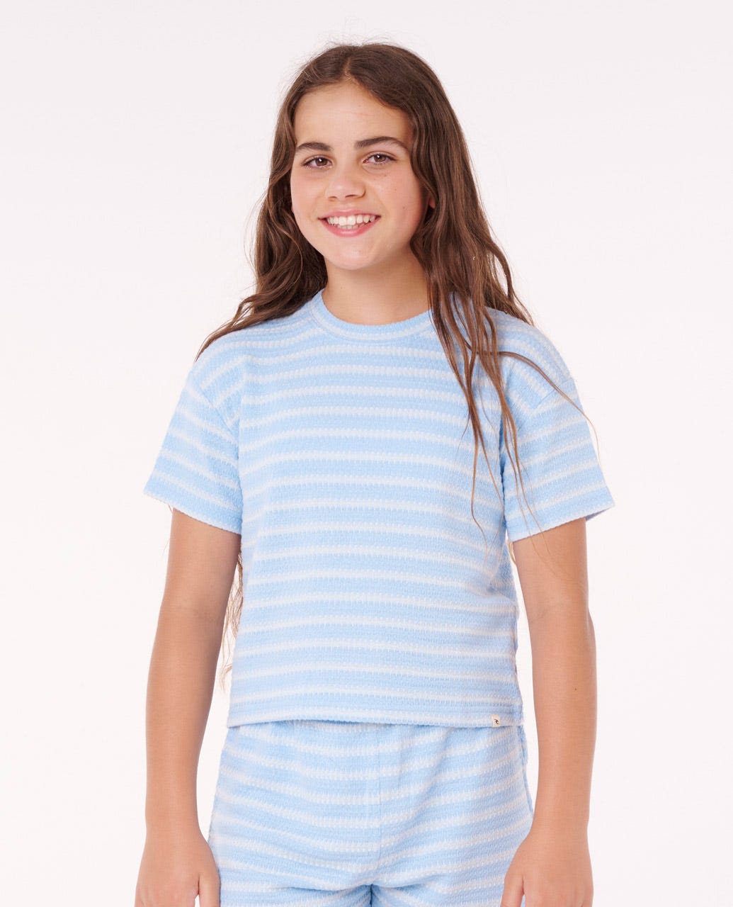 Rip Curl Sun Sol Bobbi Tee 8962-MidBlue 8