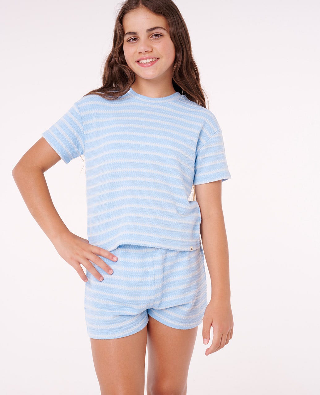 Rip Curl Sun Sol Bobbi Tee 8962-MidBlue 12
