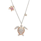 Cruz Rose Gold Silver Sea Turtle Necklace Assorted