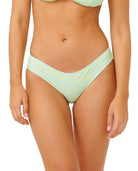RIP CURL SUNRISE BEACH CHEEKY HIPSTER LIME XS