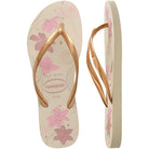 Havaianas Slim Organic Womens Sandal 1685-Beige-Golden 7