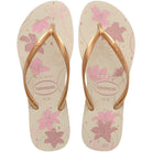 Havaianas Slim Organic Womens Sandal 1685-Beige-Golden 6