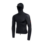 Florence Marine LS Hooded Rashguard BLK-Black XXL