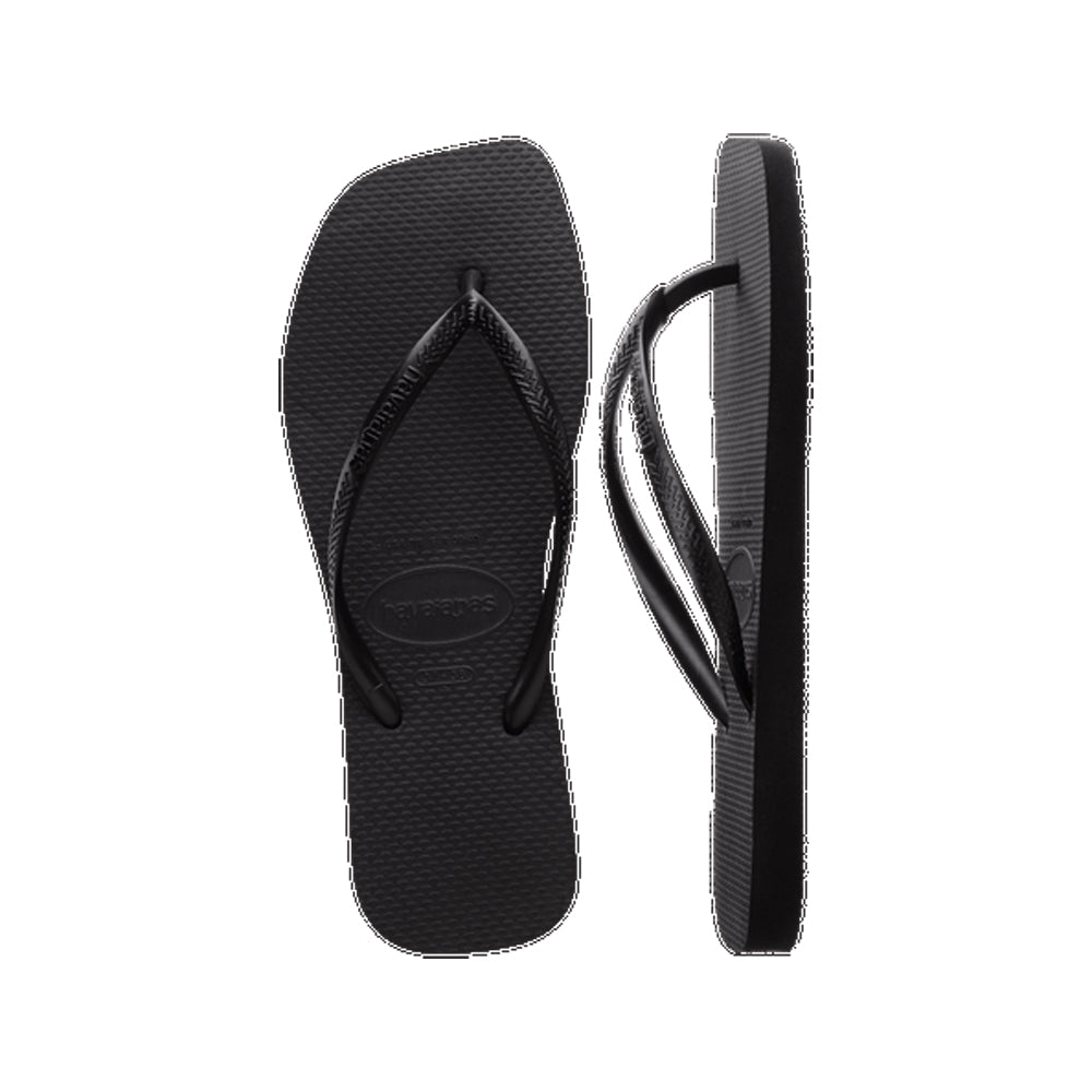 Havaianas Slim Square Womens Sandal 0090-Black 9