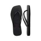 Havaianas Slim Square Womens Sandal 0090-Black 11