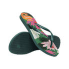 Havaianas Slim Summer Bliss Womens Sandal 5266-Pantanal Green 9