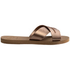 Havaianas Aqua Metallic Womens Sandal 3581-Rose Gold 7