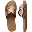 Havaianas Aqua Metallic Womens Sandal 3581-Rose Gold 7